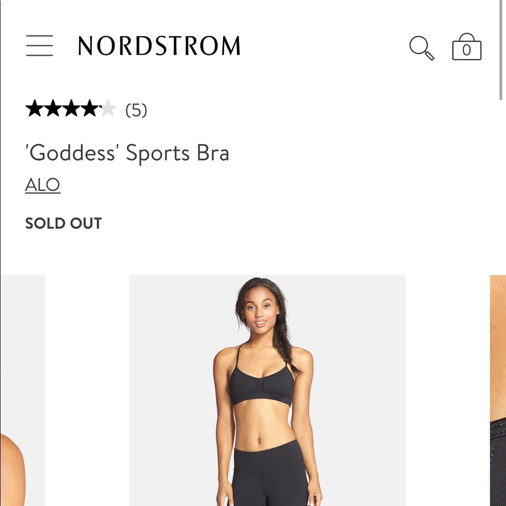 Alo Yoga Goddess Bra NEW!